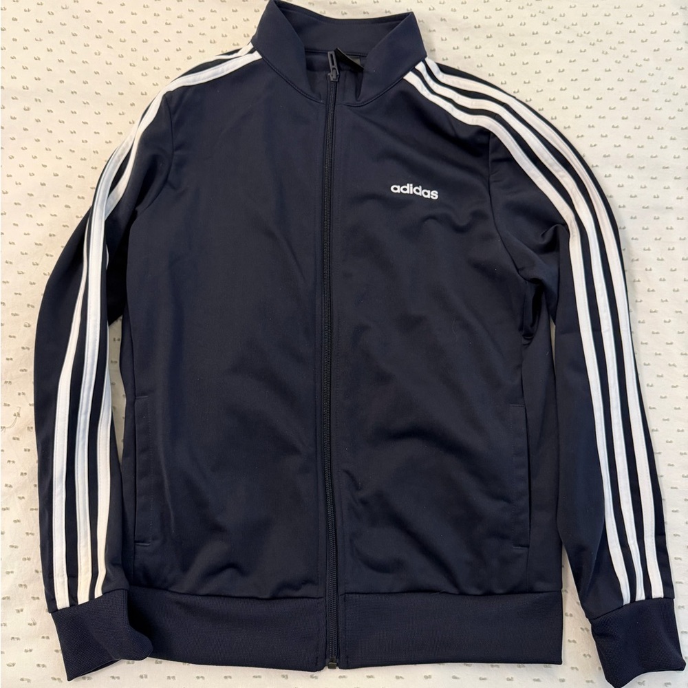Adidas Navy Full-Zip Track Jacket